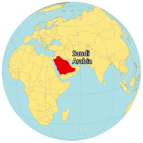 Map of Saudi Arabia - GIS Geography