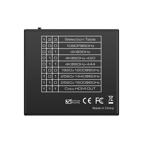 4K HDMI EDID Manager/Emulator – Honorstand Technology Co.,Limited