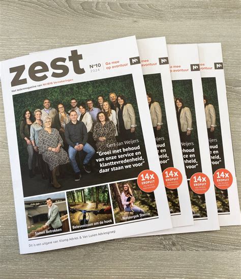 Zest magazine 2024 - Van Lunen Adviesgroep