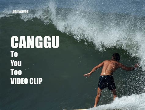 CANGGU surf & Beach Lifestyle Video Clip, April 2022