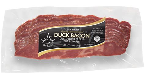 Maple Leaf Farms Introduces Naturally Applewood Smoked Duck Bacon