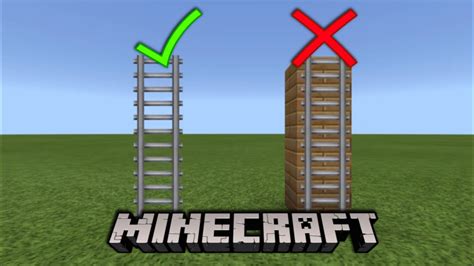 How to Make A Floating Ladder In Minecraft?! Tutorial - YouTube