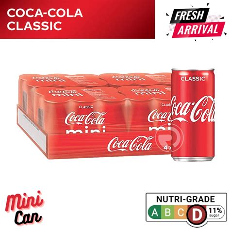 [Mini] Coca-Cola Coke Classic Mini Can (180ml x 24 Cans) | Shopee Singapore