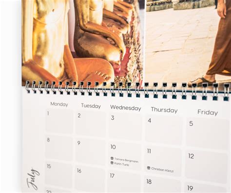 Fotokalender selbst gestalten | Foto Kalender 2021 | Journi