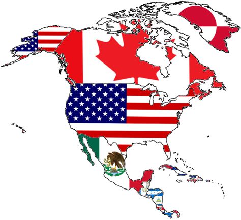 North America Map PNG Images Transparent Background | PNG Play