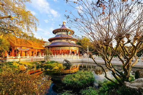 Traversing the China Pavilion at Epcot