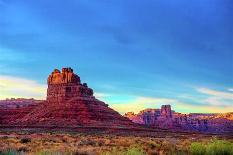 Valley Of The Gods at Dusk Photograph by Paul LeSage | Fine Art America