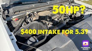 Chevy Silverado 5.3 best cold air intake review | Doovi