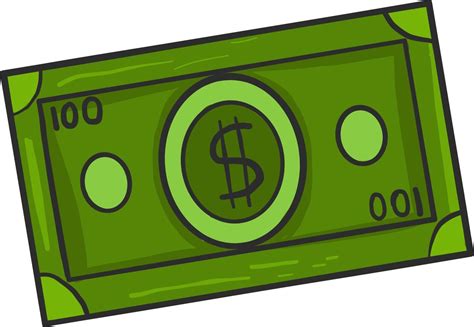 Dollar bill, illustration, vector on white background. 13575219 Vector ...