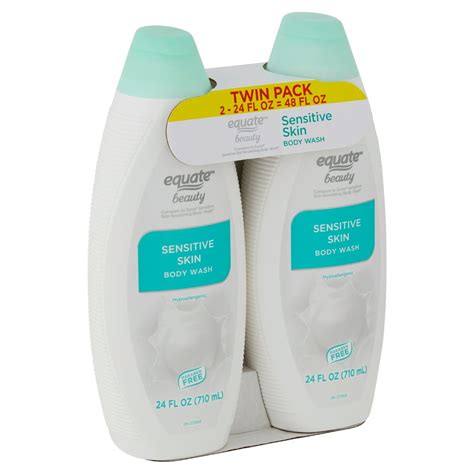 Equate Beauty Sensitive Skin Body Wash, Twin Pack, 48 fl oz, 2 Count - Walmart.com - Walmart.com