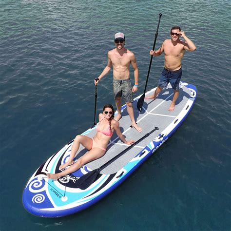 Solstice Maori GIANT Multi-Person Inflatable Stand Up Paddle Board iSUP ...