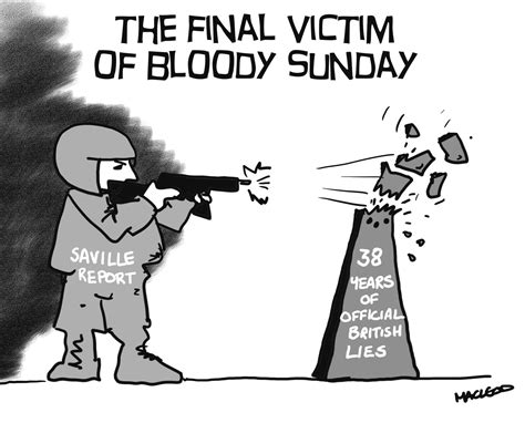 MacLeod Cartoons: Saville Report on Bloody Sunday