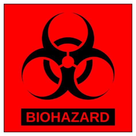 Biohazard Warning Label Template | OnlineLabels®