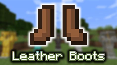 Leather Boots - Wiki Guide - 9Minecraft.Net