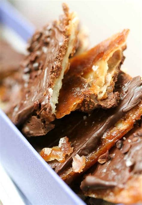 Chocolate-Covered Caramelized Matzoh Crunch