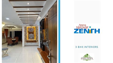 Aparna Sarovar Zenith 3BHK Interiors - YouTube