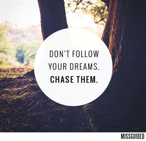 Chase After Your Dreams Quotes. QuotesGram