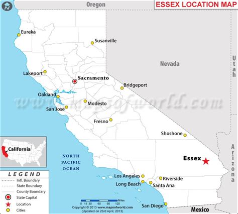 Where is Essex Located in California, USA