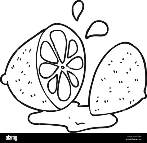 Cartoon lemon clipart Black and White Stock Photos & Images - Alamy