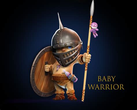 ArtStation - Baby Warrior