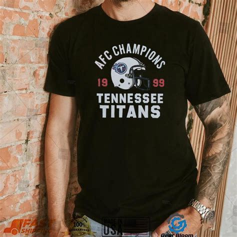 Tennessee Titans 1999 AFC Champions shirt – Gearbloom