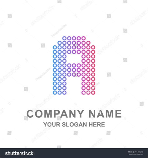 Geometric Letter Modern Font Logo Vector Stock Vector (Royalty Free ...