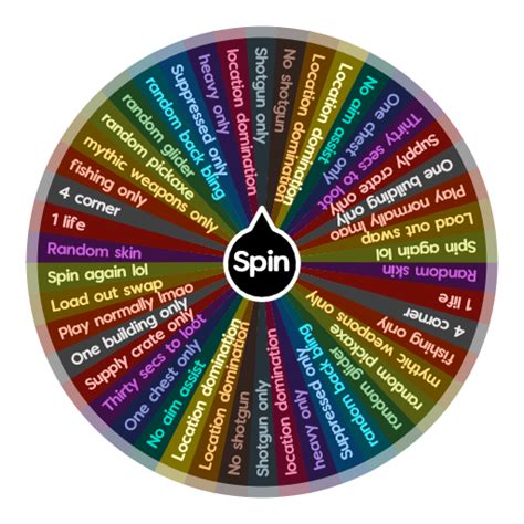 FORTNITE WHEEL OF MISFORTUNE | Spin The Wheel App