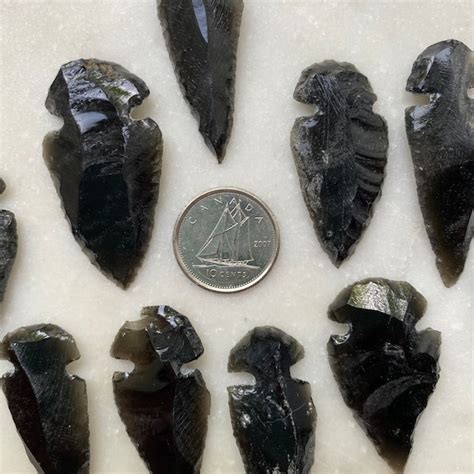 Obsidian Arrowheads - Etsy