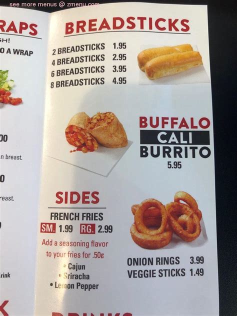 Online Menu of The Buffalo Spot - Pico Rivera Restaurant, Pico Rivera, California, 90660 - Zmenu