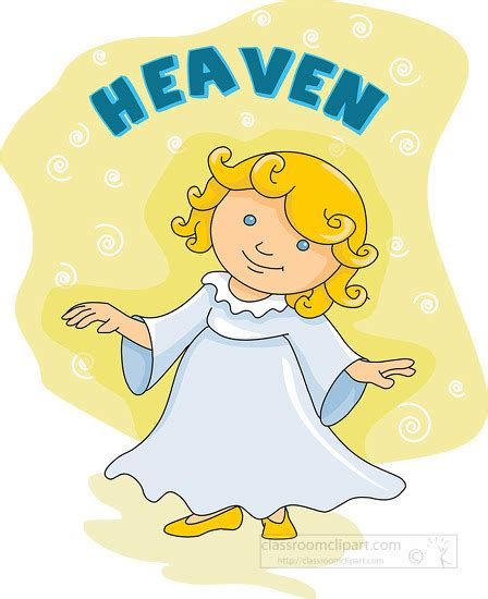 Angel Clipart-Angel in Heaven Clipart