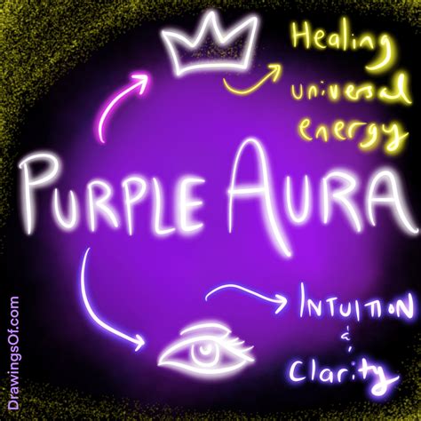 Purple Aura: Meaning and Chakras, Explained - Drawings Of...