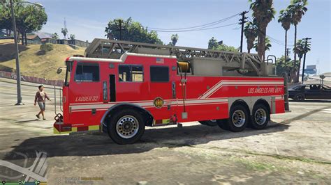 LAFD Ladder Firetruck - GTA5-Mods.com