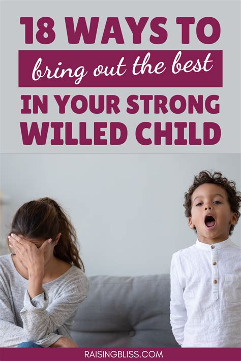 Raising a Strong Willed Child | Strong willed child, Kids behavior ...