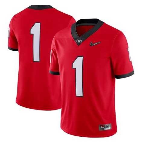 Nike Georgia Bulldogs Red 2017 College Football Playoff Game Jersey