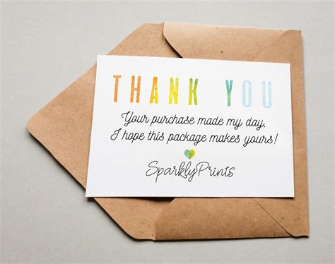 Business Thank You Cards Download Editable Printable | Etsy