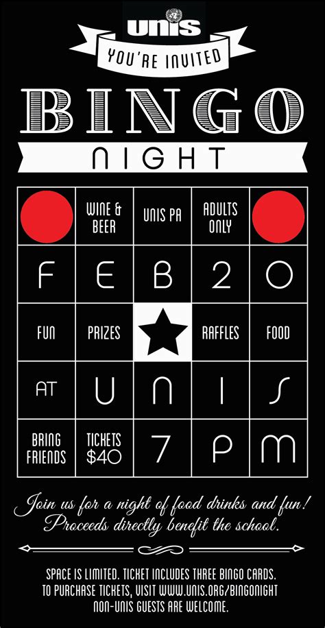 Bingo Birthday Invitations Bingo Night Invitation Google Search Elders Quorum | BirthdayBuzz