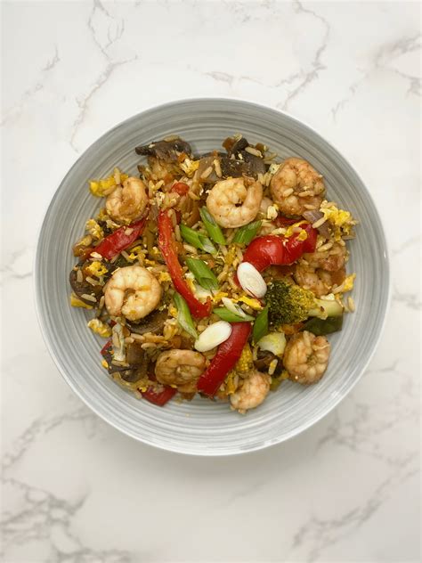 Prawn Fried Rice - daveynutrition