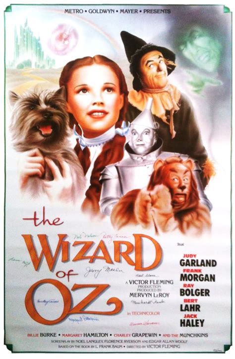 Metro-Goldwyn-Mayer. 1939. Movie Poster. From: The Wizard of Oz | The ...