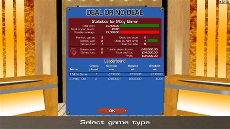 Deal or No Deal: The Official PC Game Screenshots for Windows - MobyGames