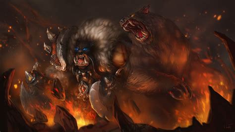 Rexxar and Misha - Blizzard Char Fanart, Karolina Kardaś | World of ...