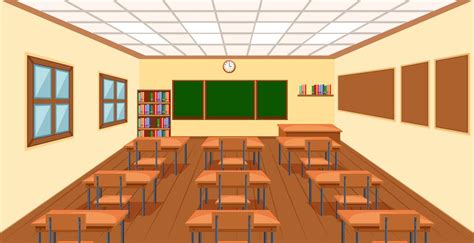 Modern empthy classroom background 366922 Vector Art at Vecteezy