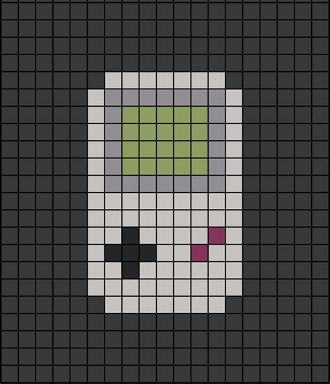 Game Boy Pixel Art | Pixel art pattern, Cross stitch art, Pixel art grid