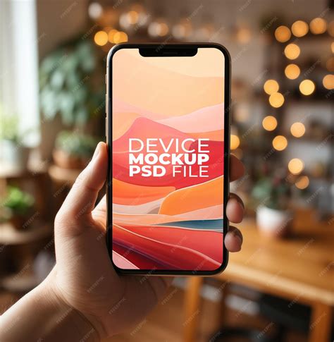 Premium PSD | Hand Holding Phone Mockup