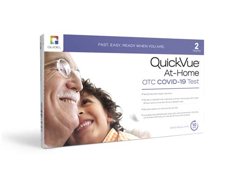 At-Home Rapid COVID-19 Antigen Test - Quidel QuickVue At-Home OTC COVID ...