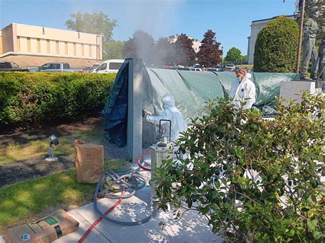 Maine Capitol Police on Twitter: "Work is underway today to restore the ...