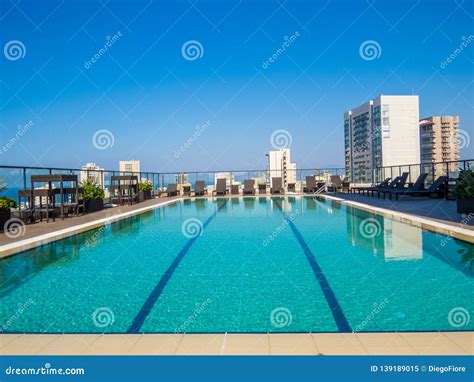 Outdoor Swimming Pool. in Beirut, Lebanon Editorial Image - Image of ...