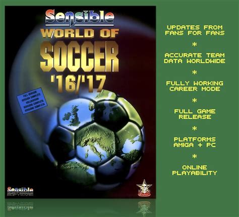 Indie Retro News: Sensible World of Soccer 16-17 - Amiga football classic with an unofficial ...