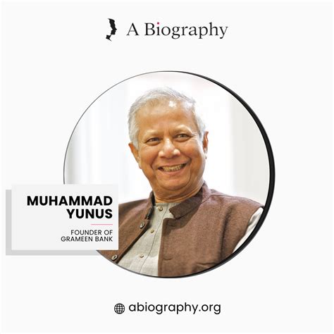 A BIOGRAPHY OF MUHAMMAD YUNUS – ABIOGRAPHY