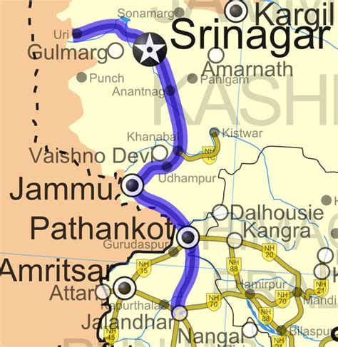 National Highway 1A (India, old numbering) - Wikiwand