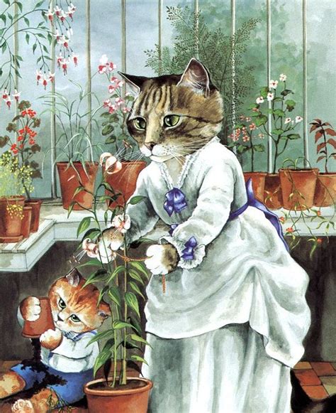 Victorian Cats Susan Herbert Antique / Vintage Art Prints | Etsy ...